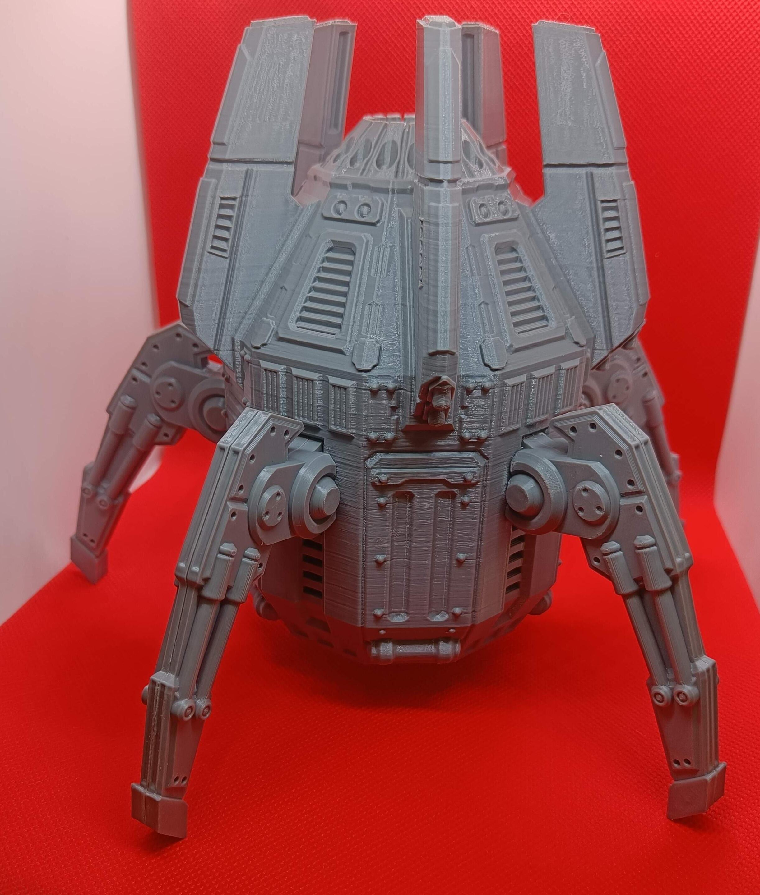 Starguard Legion Armoured Drop Ship or Pod | 3D Printed Sci-Fi Miniature Model thumbnail