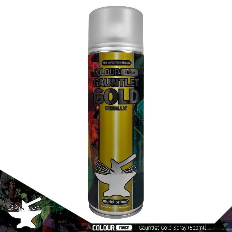 Colour Forge Spray Gauntlet Gold - Gifts for Geeks Leicester