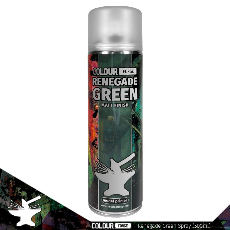 Colour Forge Spray Renegade Green - Gifts for Geeks Leicester
