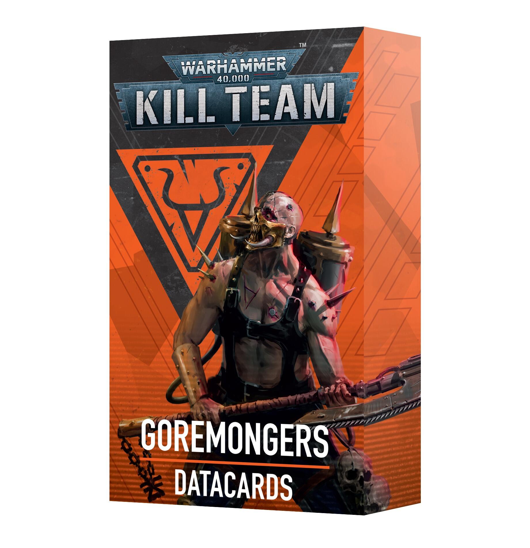 KILL TEAM: GOREMONGERS DATACARDS (ENG) - Gifts for Geeks Leicester