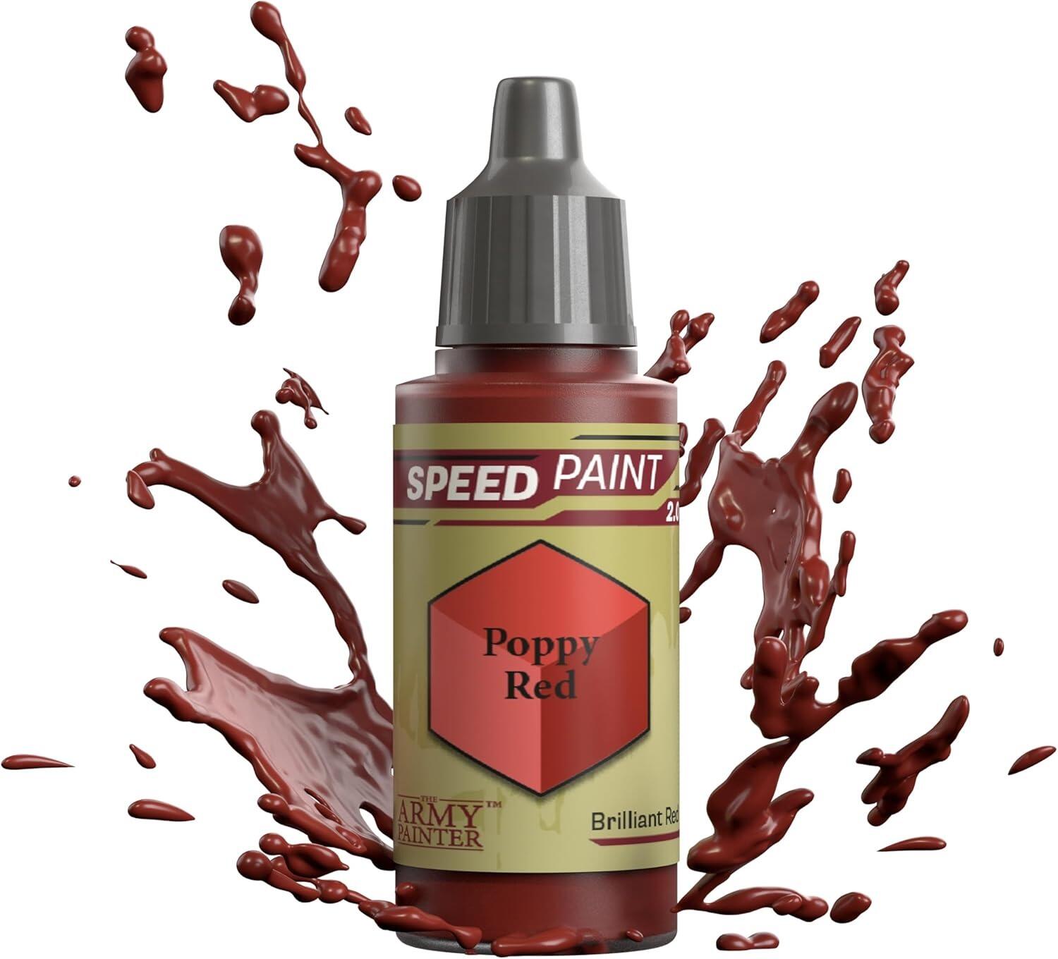 Speedpaint - Poppy Red 2.0 - Gifts for Geeks Leicester