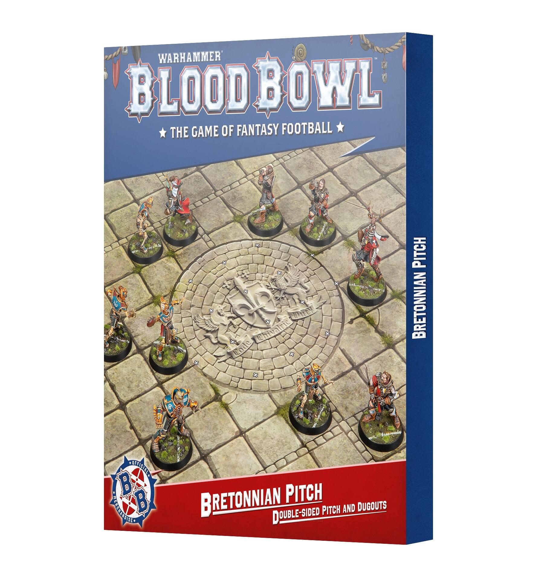 BLOOD BOWL: BRETONNIAN TEAM PITCH & DUGOUTS 2025 - Gifts for Geeks Leicester