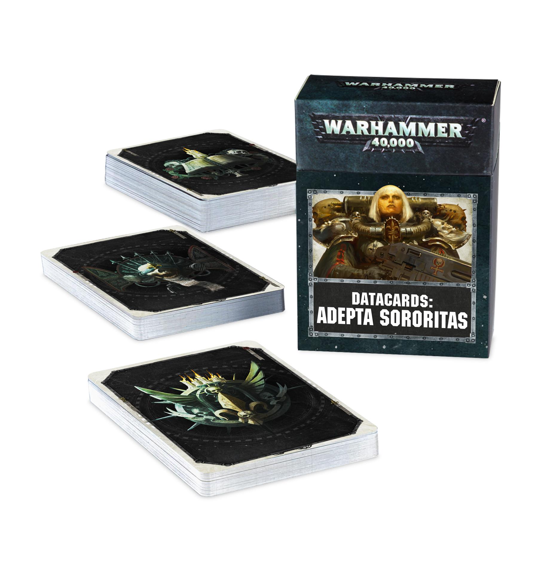 Datacards: Adepta Sororitas (ENGLISH) 8th Edition codex ( previous edition) - Gifts for Geeks Leicester