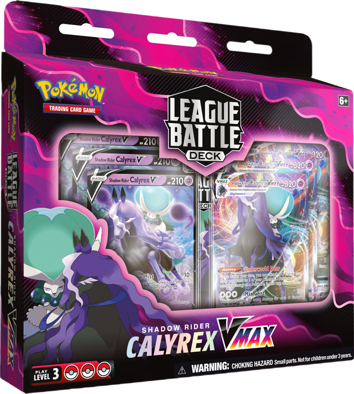 Pokémon TCG Shadow Rider Calyrex VMAX League Battle Deck - Gifts for Geeks Leicester