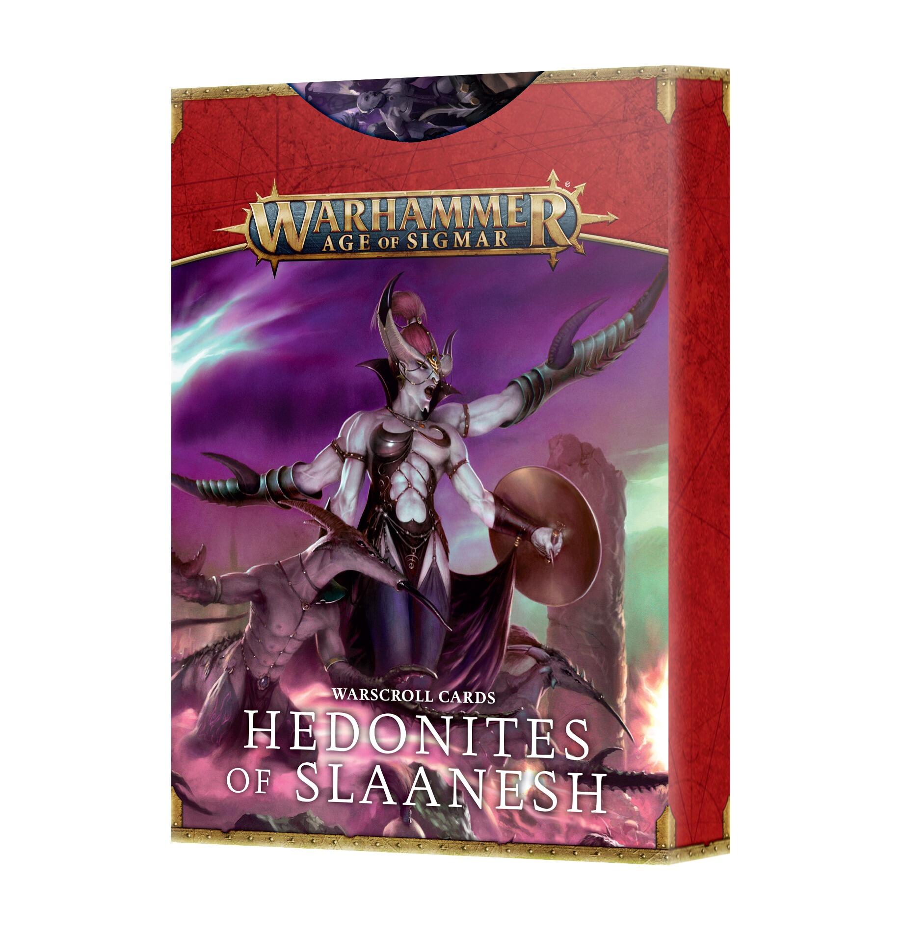 WARSCROLL CARDS: HEDONITES OF SLAANESH (ENG) - Gifts for Geeks Leicester