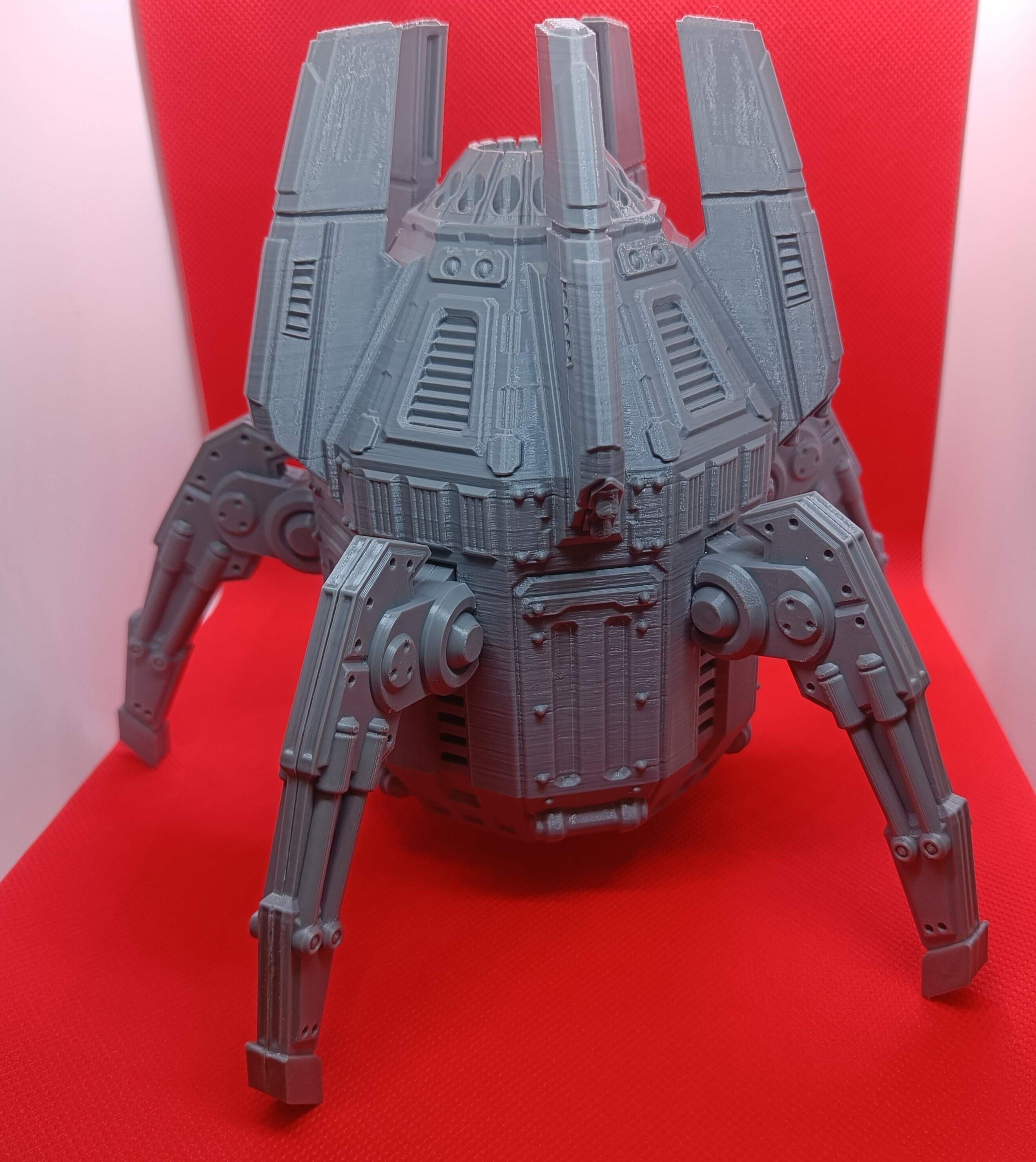 Starguard Legion Armoured Drop Ship or Pod | 3D Printed Sci-Fi Miniature Model thumbnail