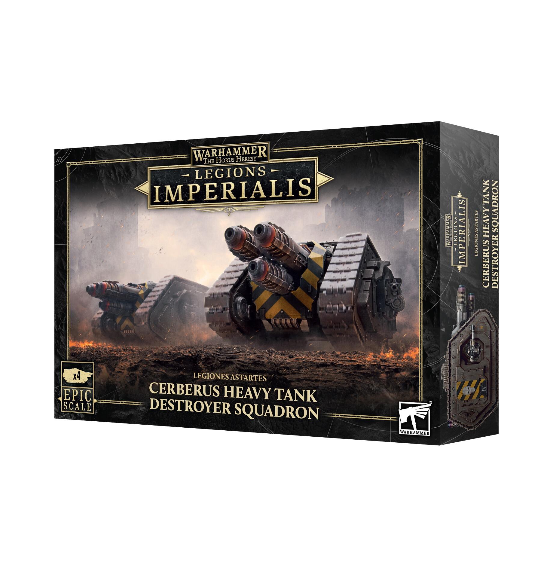 LEGIONS IMPERIALIS: CERBERUS HEAVY TANK DESTROYER SQUADRON - Gifts for Geeks Leicester