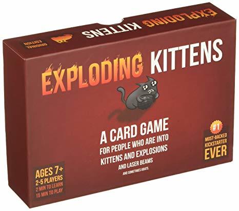 Exploding Kittens Card Game (Standard Version) - Gifts for Geeks Leicester