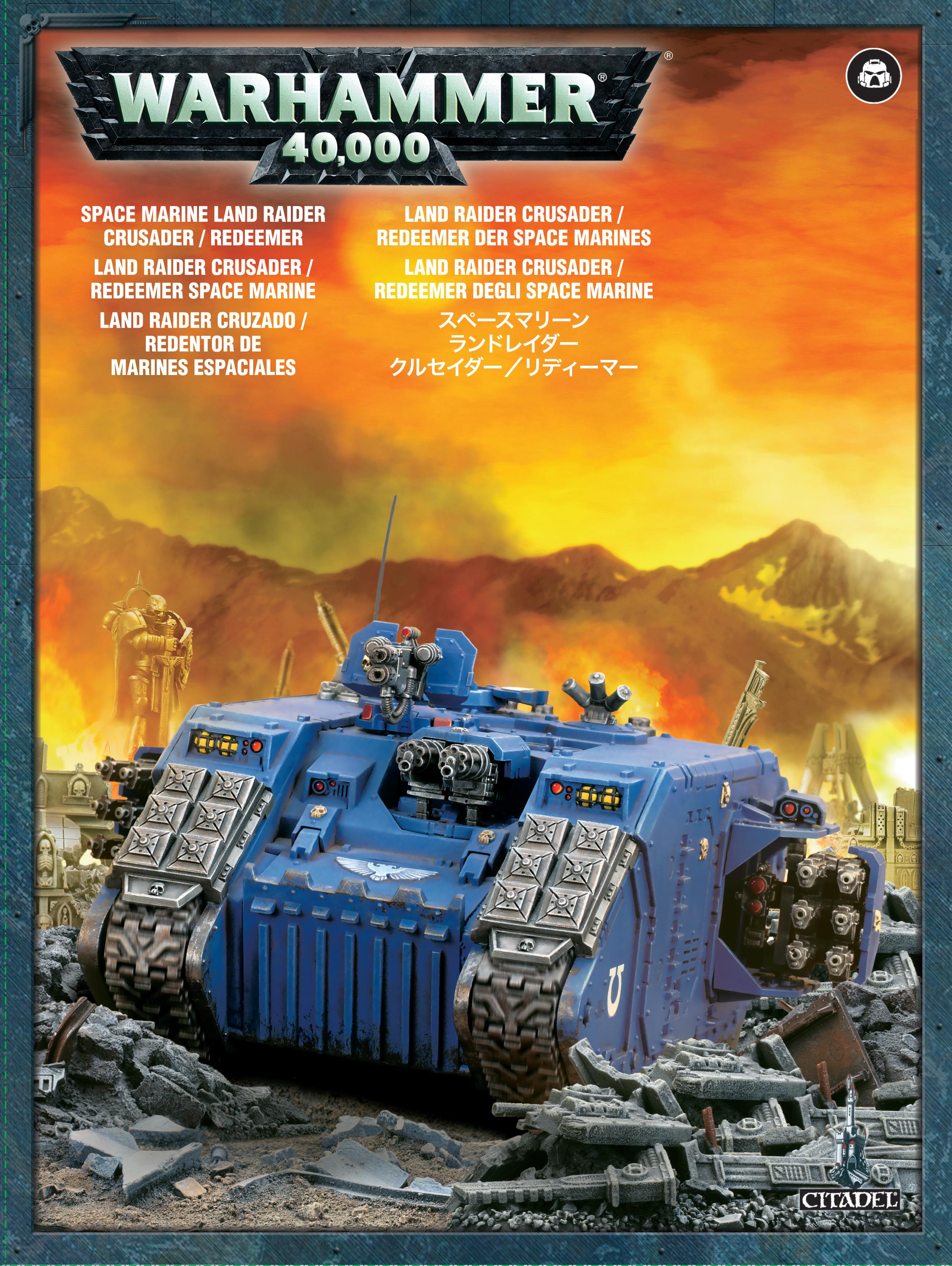 Space Marine Land Raider Crusader/Redeemer - Gifts for Geeks Leicester