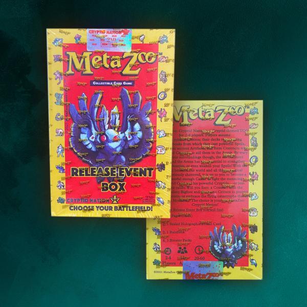 MetaZoo TCG: Cryptid Nation 2nd ed Release Event Box - Gifts for Geeks Leicester