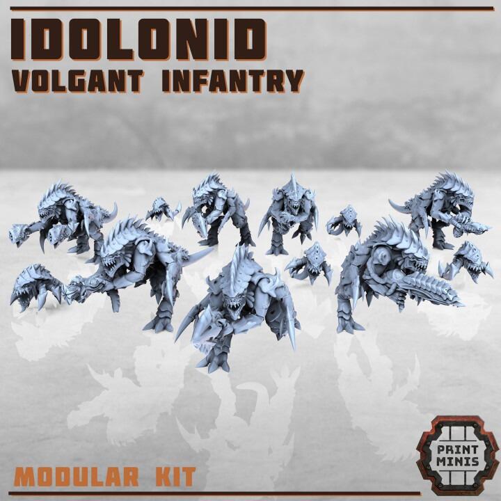 Idolonid - Volgant Infantry Sci-fi Insect Warrior Spiders - Gifts for Geeks Leicester