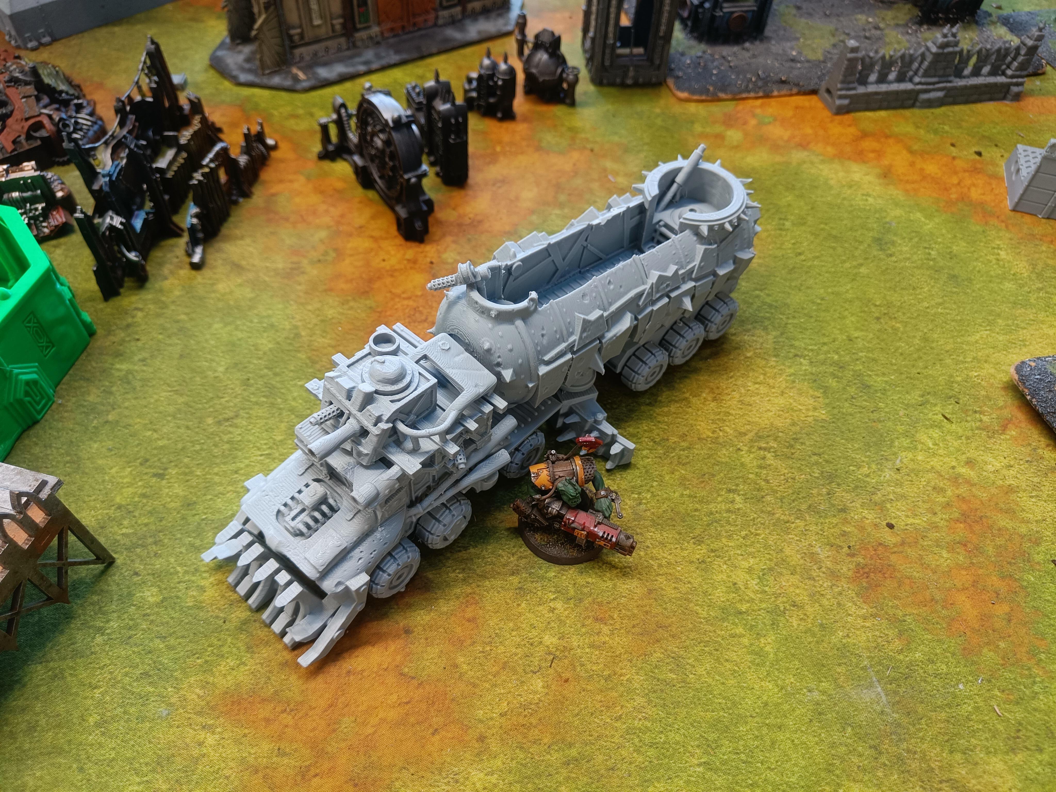 Orc or Dystopian Super Heavy Transport APC Truck thumbnail