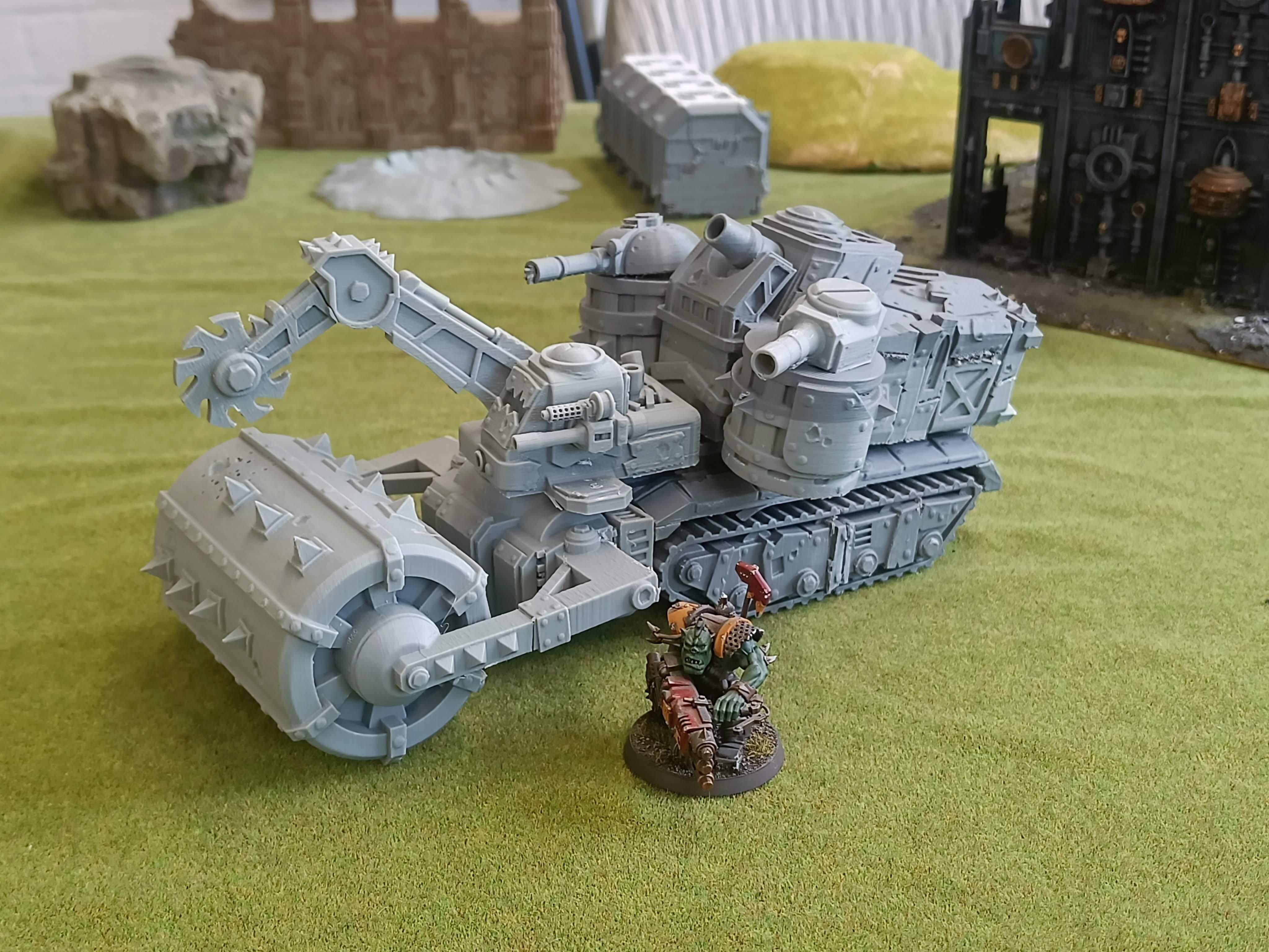 Orc or Dystopian Super Heavy Transport APC Truck Ver -2 thumbnail