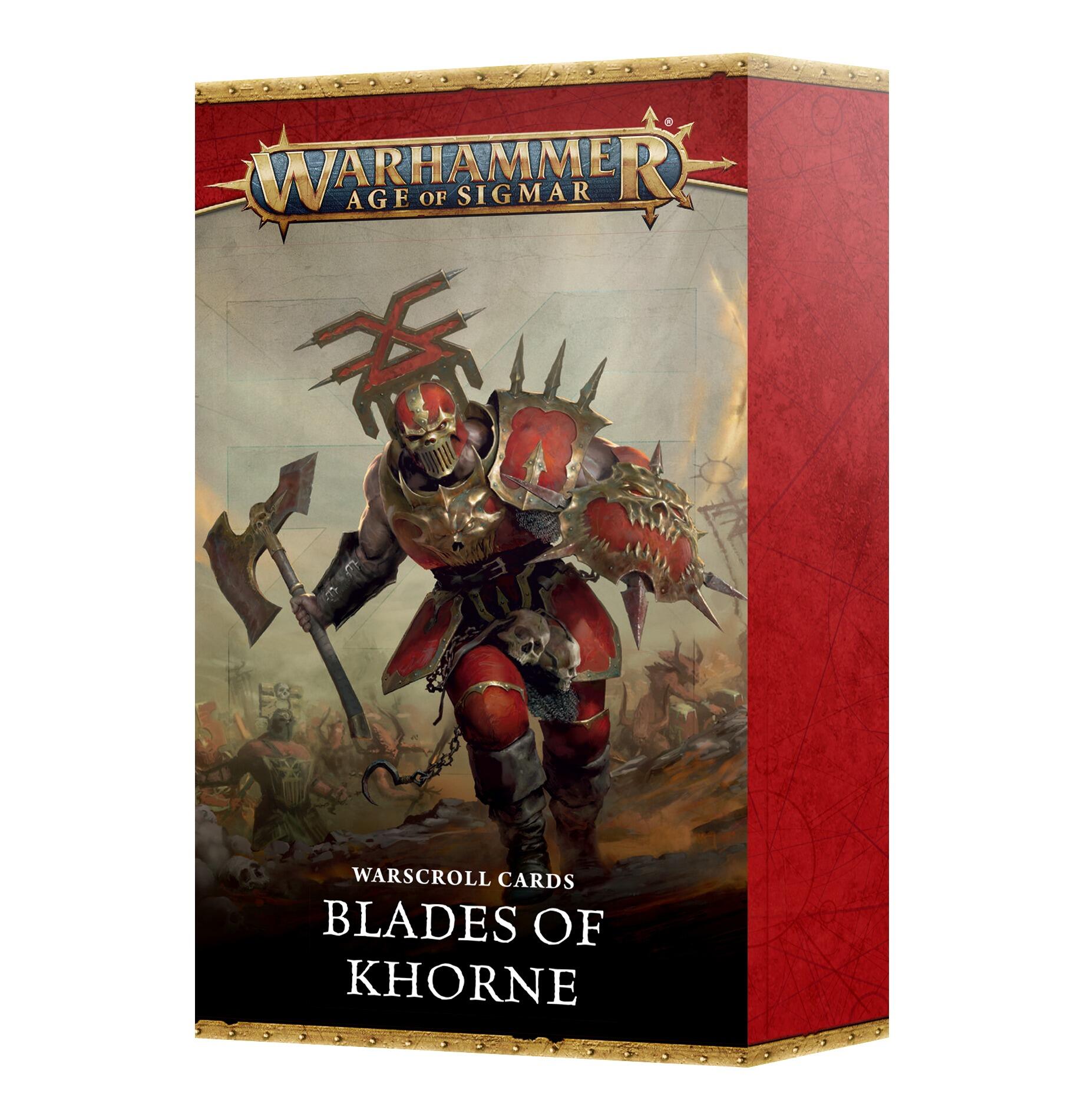 WARSCROLL CARDS: BLADES OF KHORNE (ENG) 2025 - Gifts for Geeks Leicester