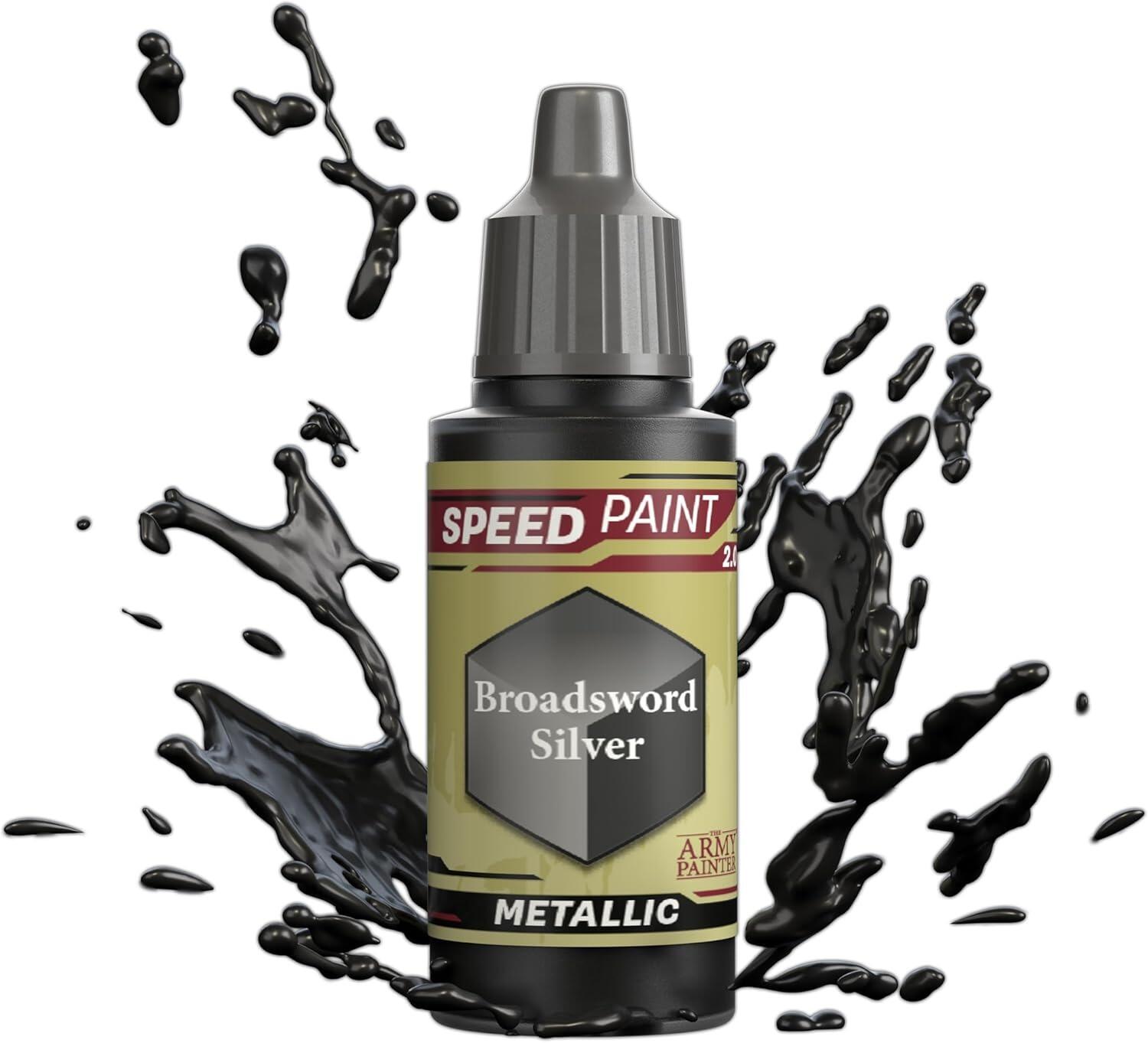 Speedpaint - Broadsword Silver 2.0 - Gifts for Geeks Leicester