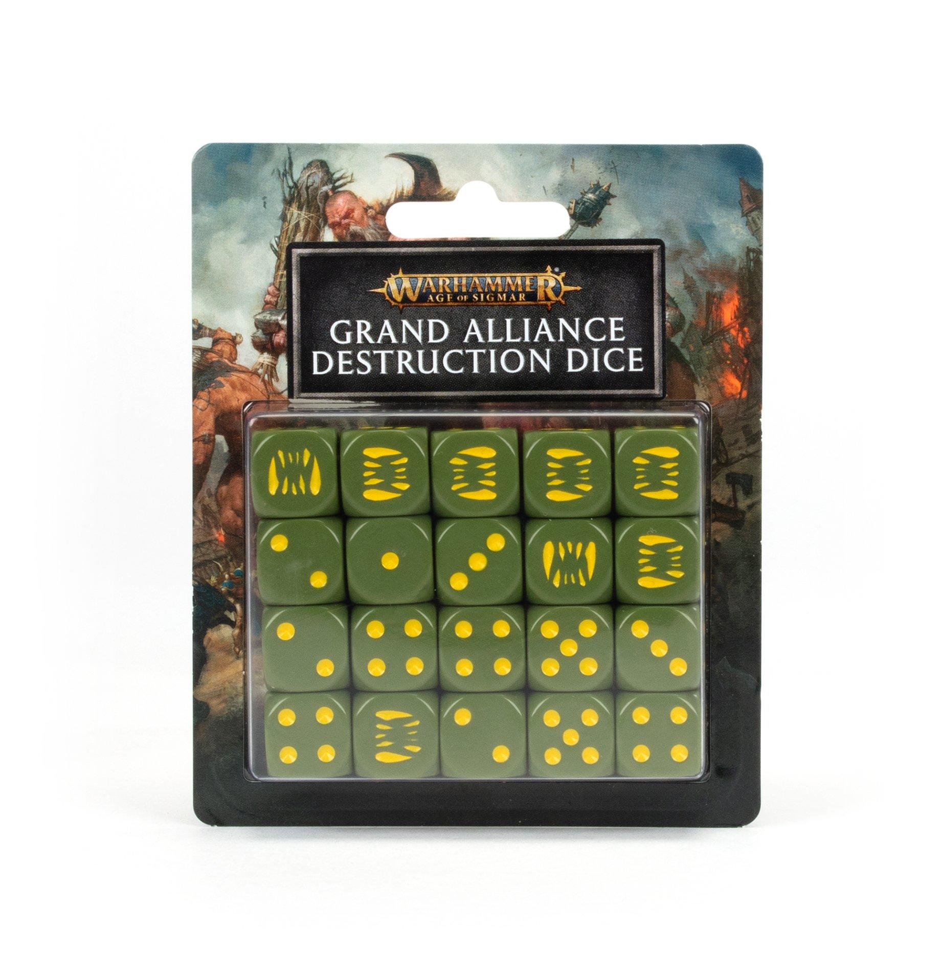 Age of Sigmar: Grand Alliance Destruction Dice Set - Gifts for Geeks Leicester