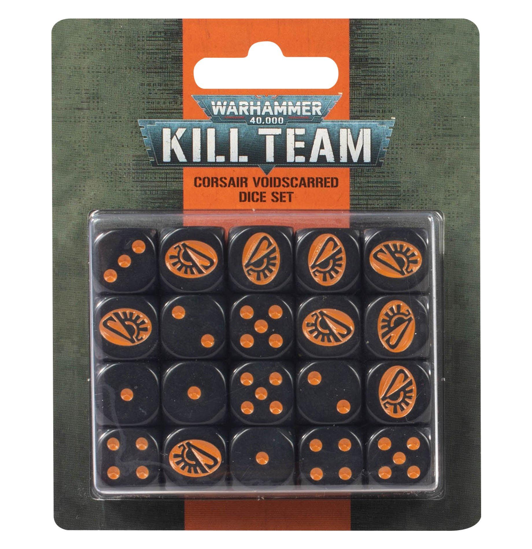 KILL TEAM: CORSAIR VOIDSCARRED DICE SET - Gifts for Geeks Leicester