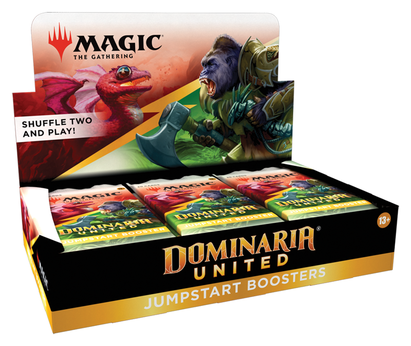 Dominaria United - Jumpstart Booster Box (18 Packs) & Buy a box / Promo - Gifts for Geeks Leicester