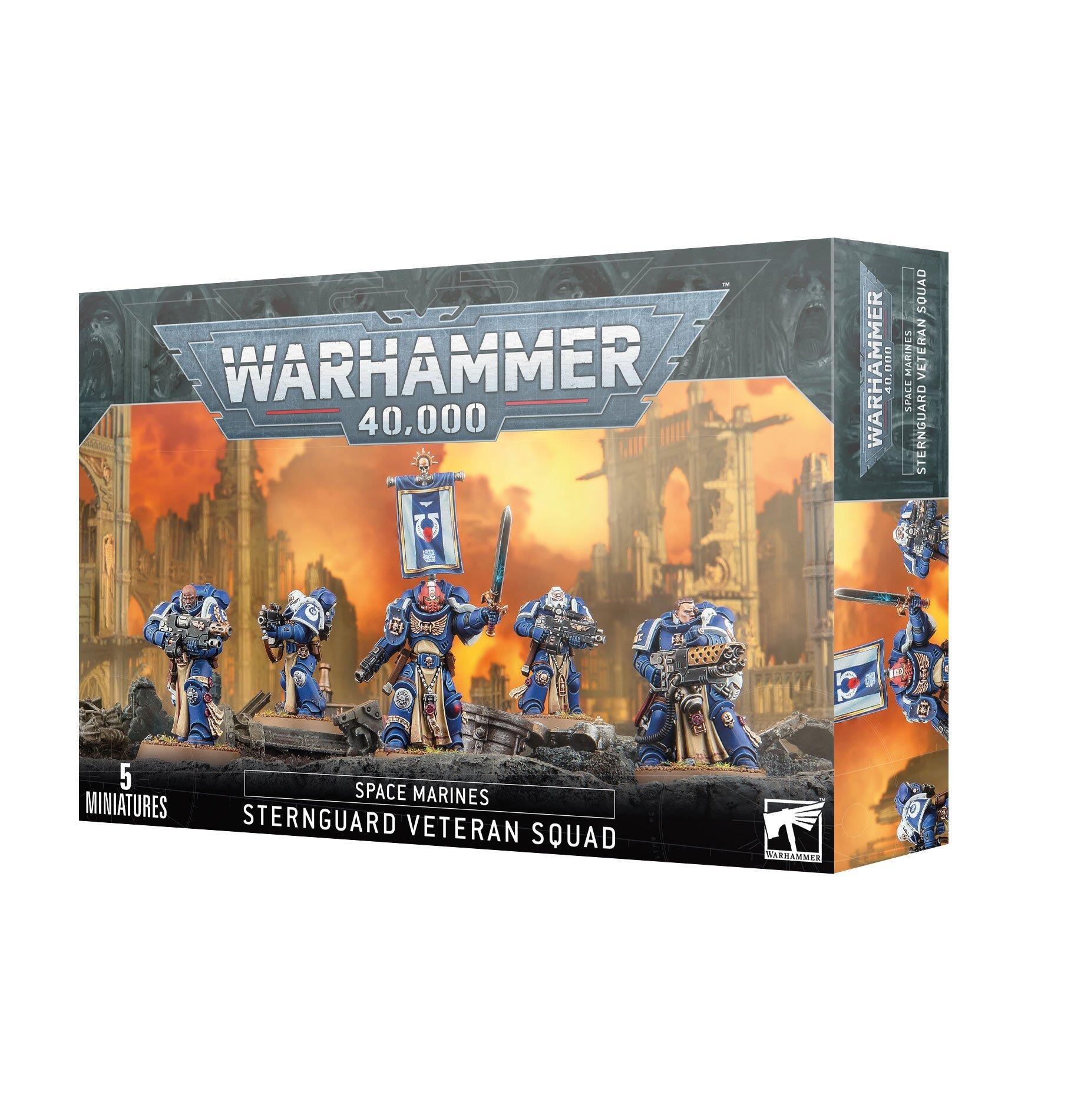 Warhammer 40k Space Marine Sternguard Veteran Squad - Gifts for Geeks Leicester