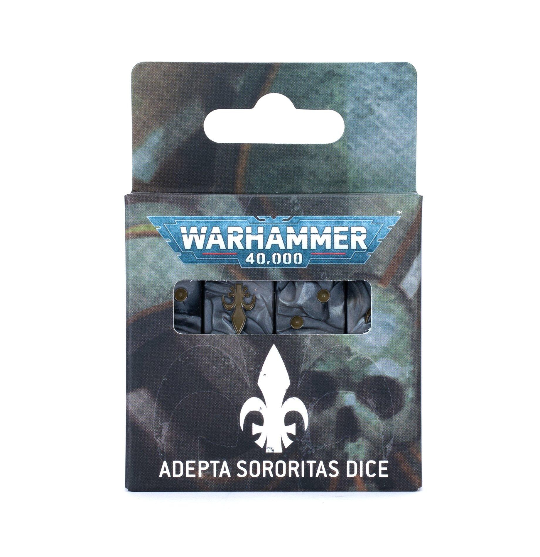 WARHAMMER 40K: ADEPTA SORORITAS DICE 2024 - Gifts for Geeks Leicester