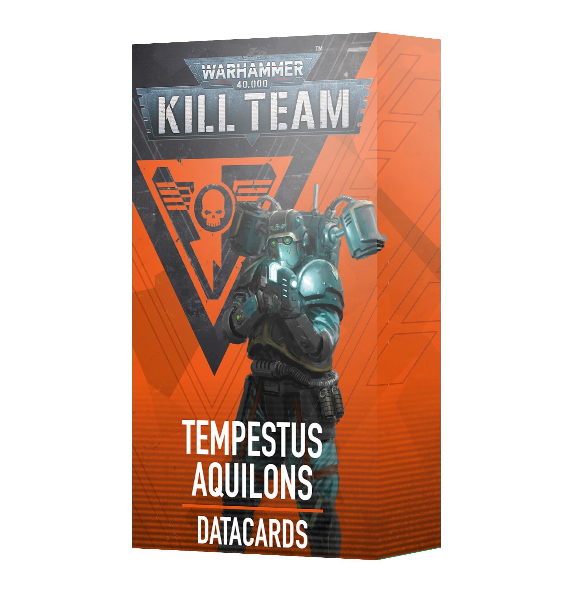 KILL TEAM DATACARDS: TEMPESTUS AQUILONS ENG - Gifts for Geeks Leicester
