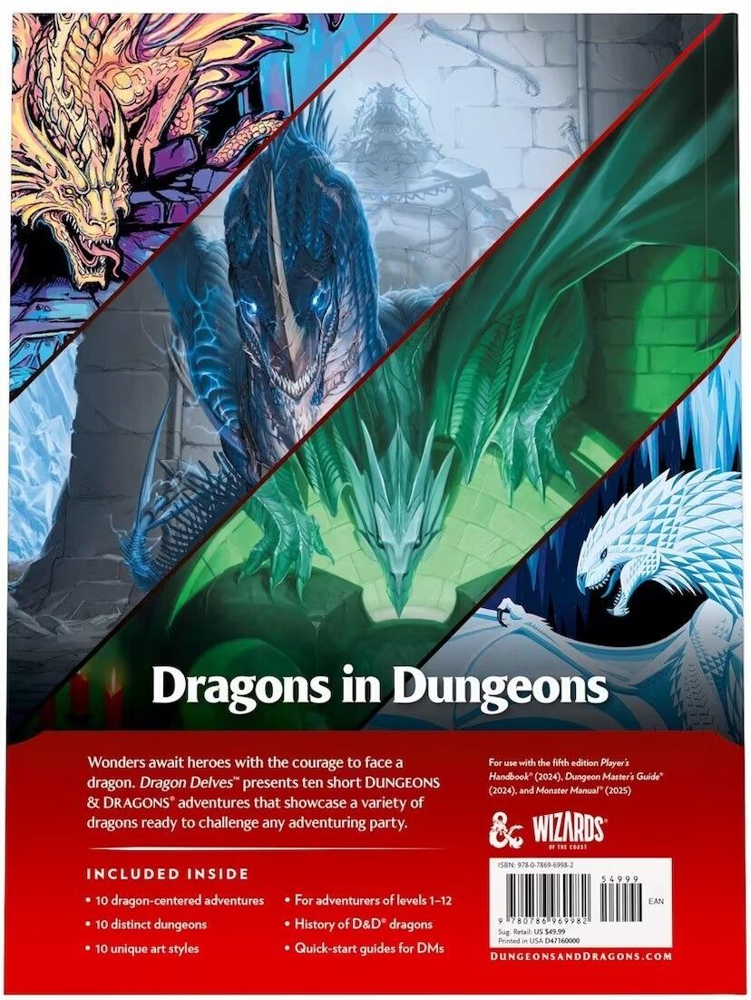 Dungeons & Dragons - Dragon Delves Anthology - Gifts for Geeks Leicester