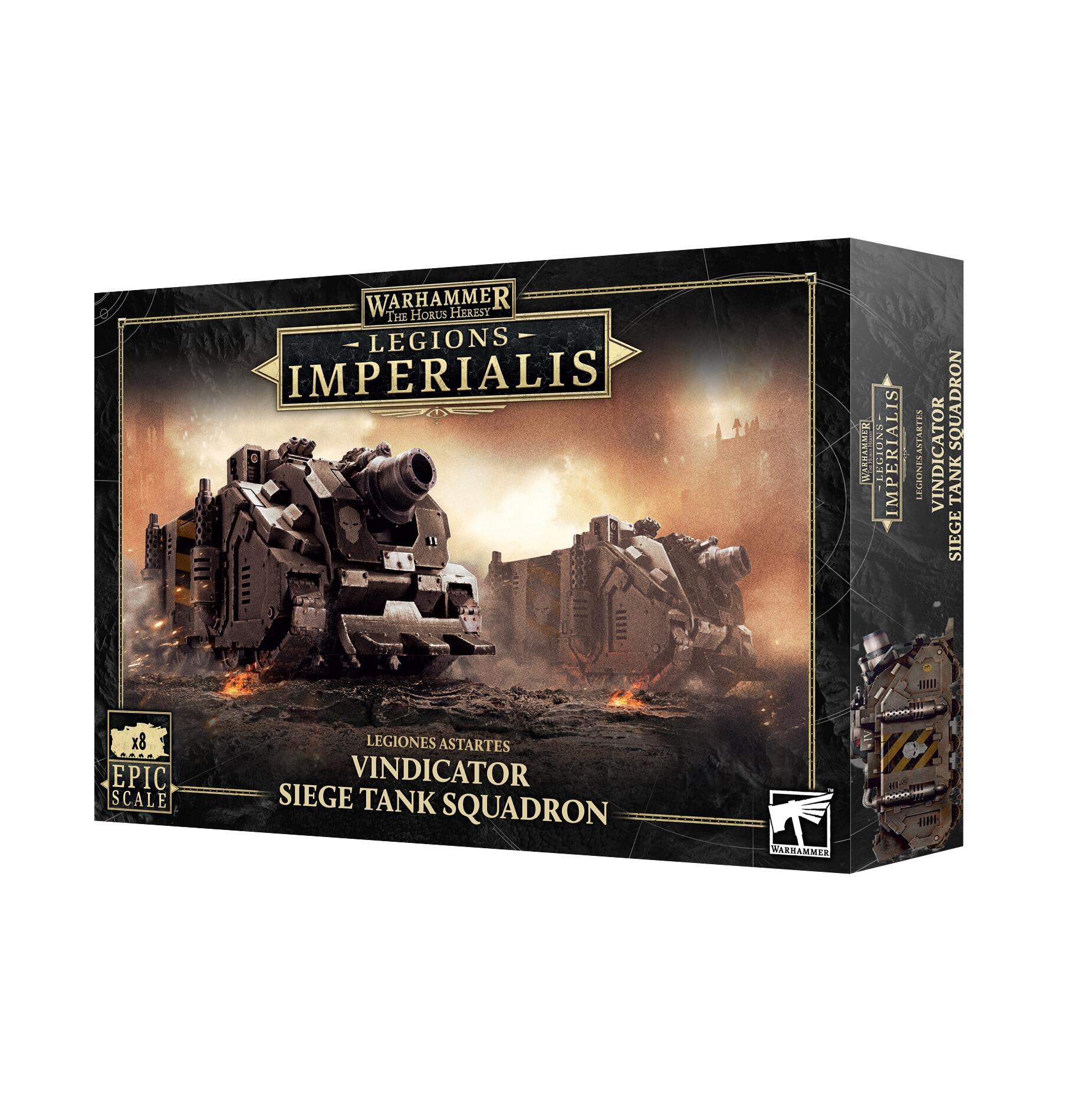 LEGIONS IMPERIALIS: VINDICATOR SIEGE TANK SQUADRON - Gifts for Geeks Leicester