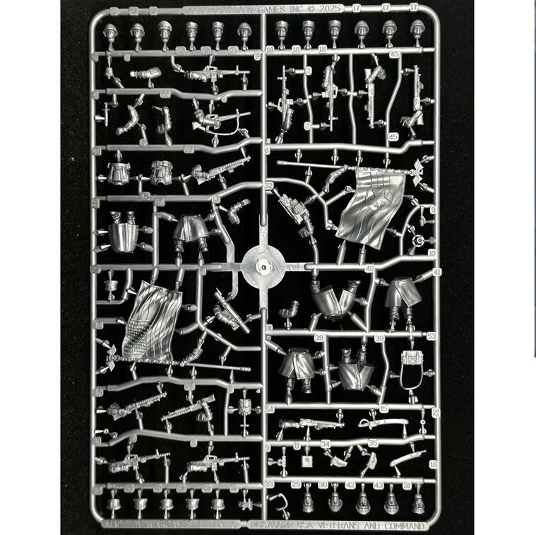 Marcher: USA Veterans and Command - 12 hard-plastic infantry Dieselpunk Infantry - Gifts for Geeks Leicester