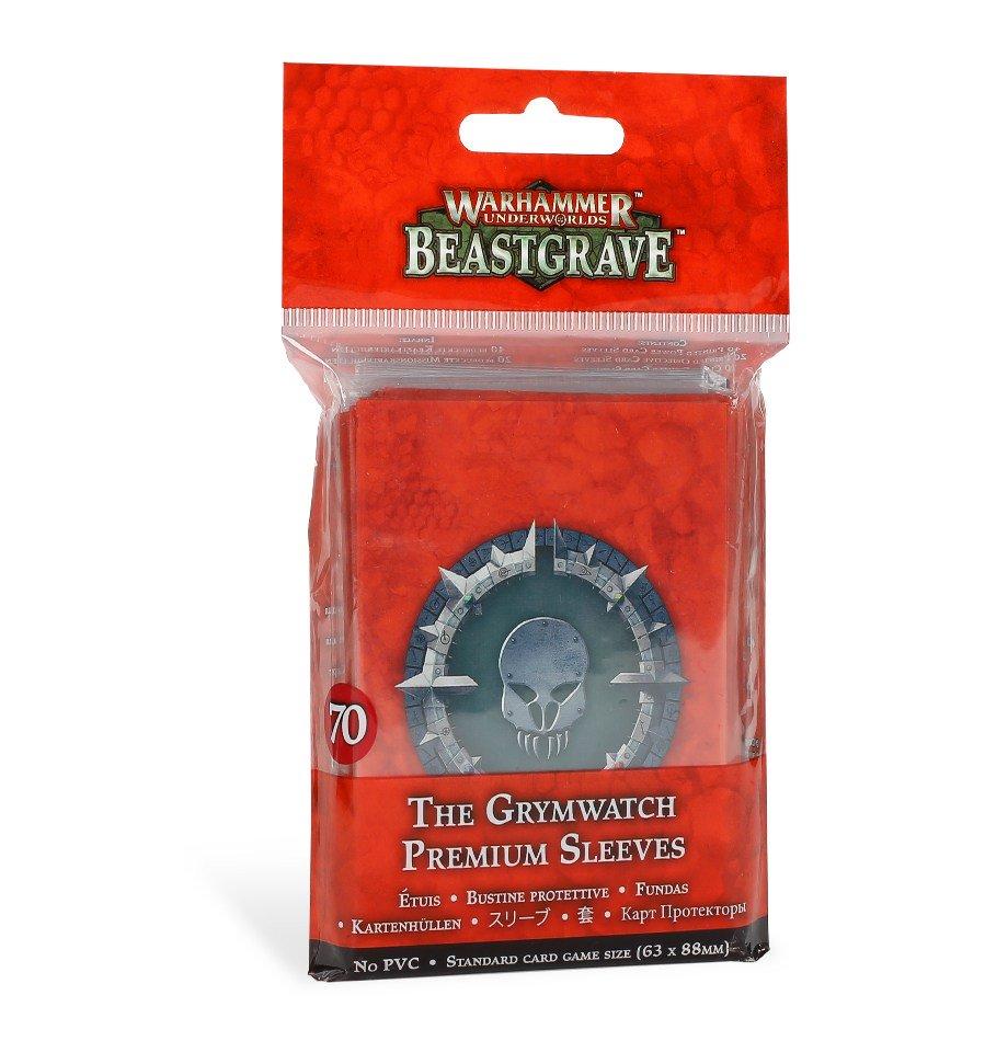 Warhammer Underworlds : THE GRYMWATCH PREMIUM SLEEVES - Gifts for Geeks Leicester
