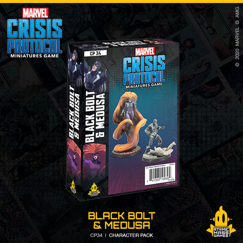 Marvel Crisis Protocol: Black Bolt & Medusa - Gifts for Geeks Leicester