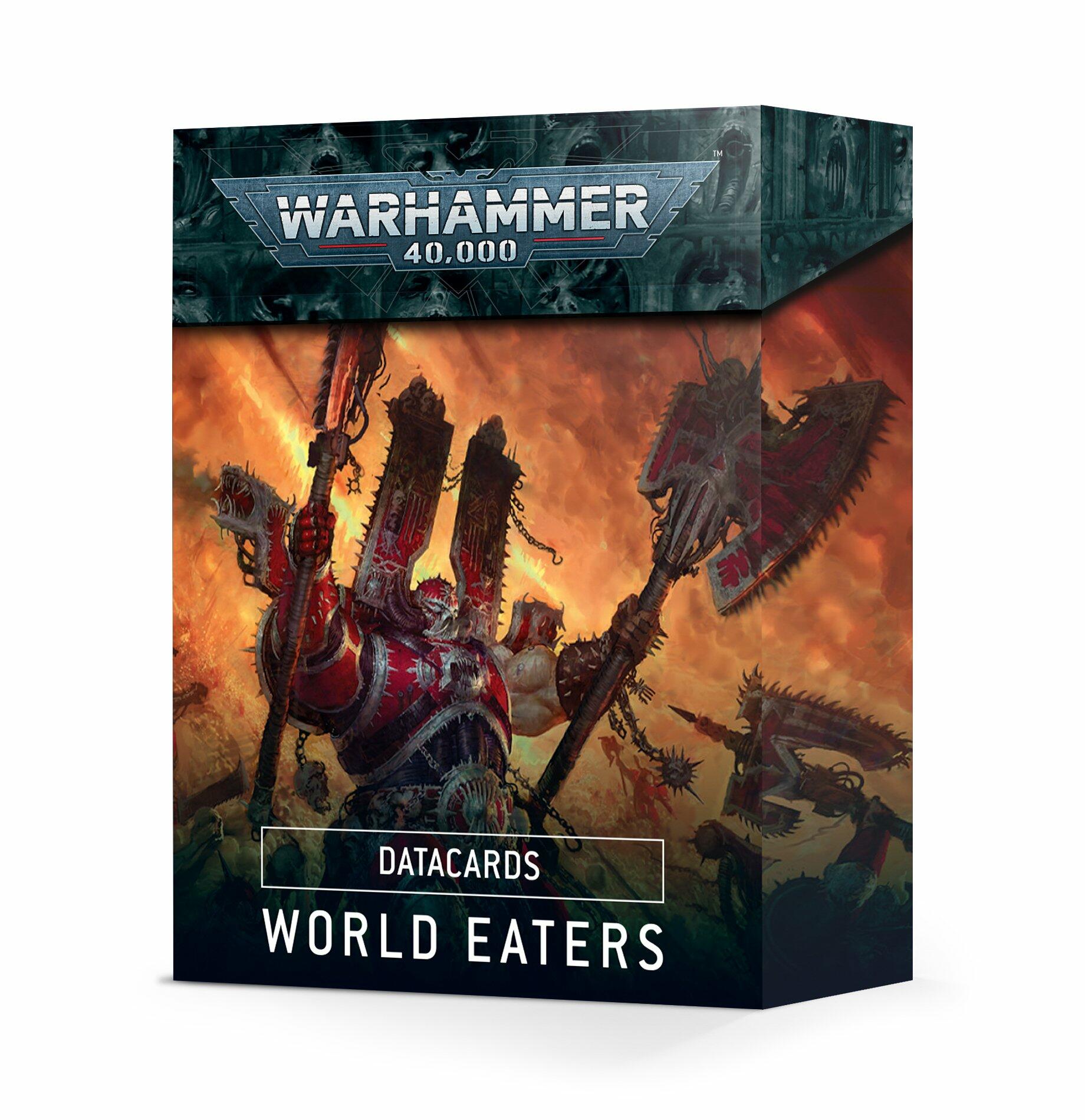 DATACARDS: WORLD EATERS (ENG) (9th Edition) - Gifts for Geeks Leicester