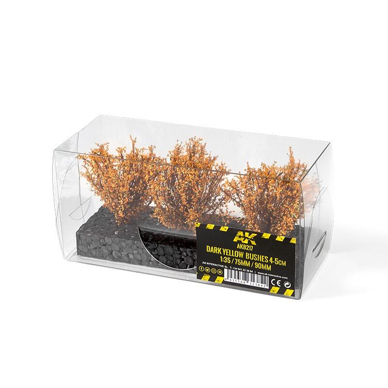 DARK YELLOW BUSHES 4-5CM 1:35 / 75MM / 90MM thumbnail
