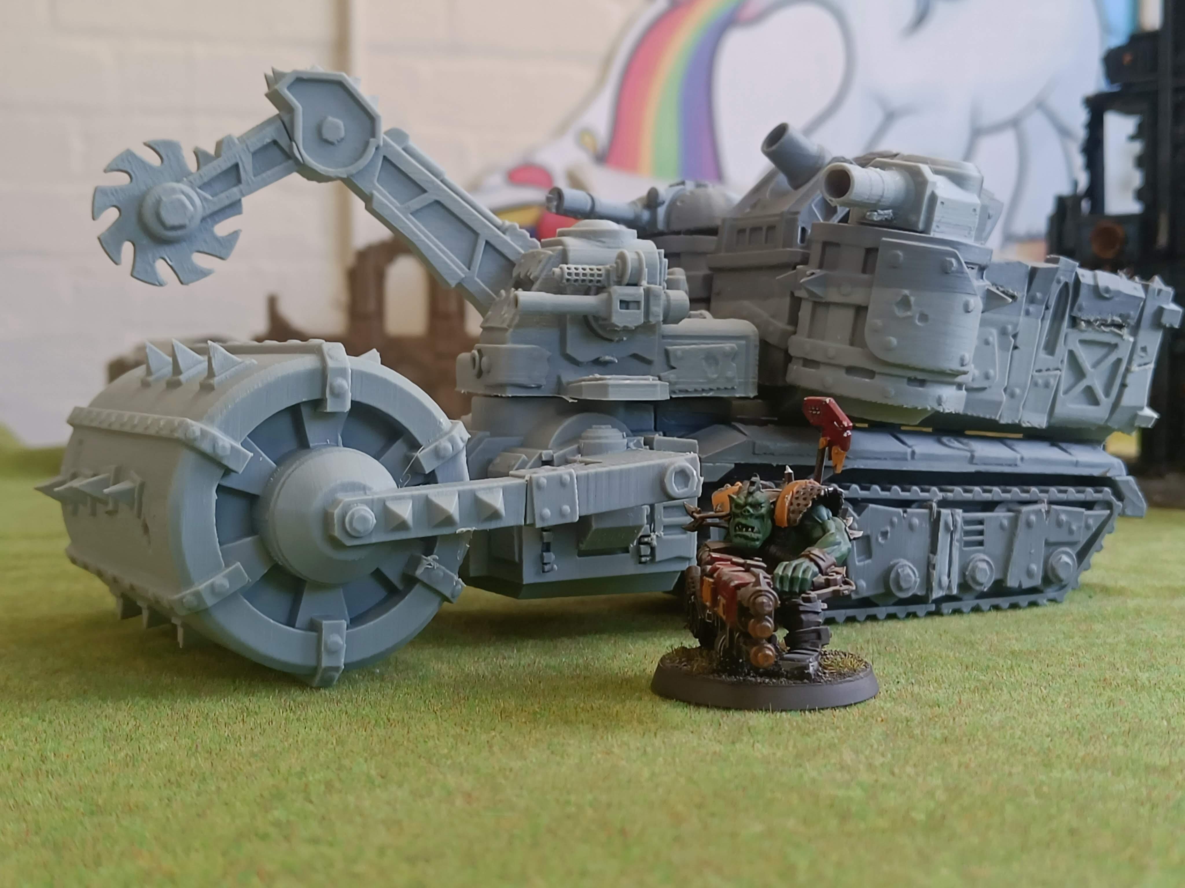 Orc or Dystopian Super Heavy Transport APC Truck Ver -2 thumbnail