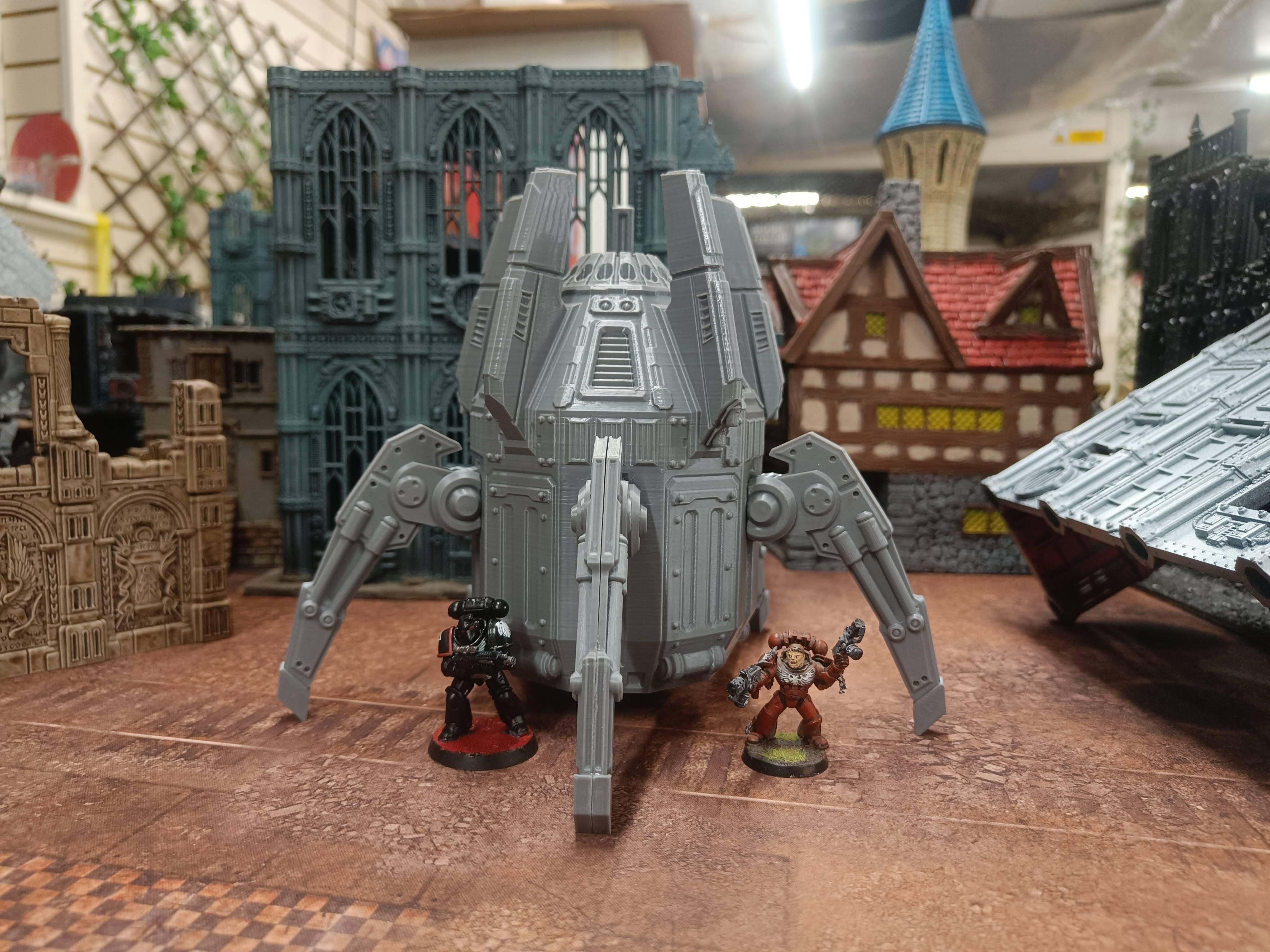 Starguard Legion Armoured Drop Ship or Pod | 3D Printed Sci-Fi Miniature Model thumbnail