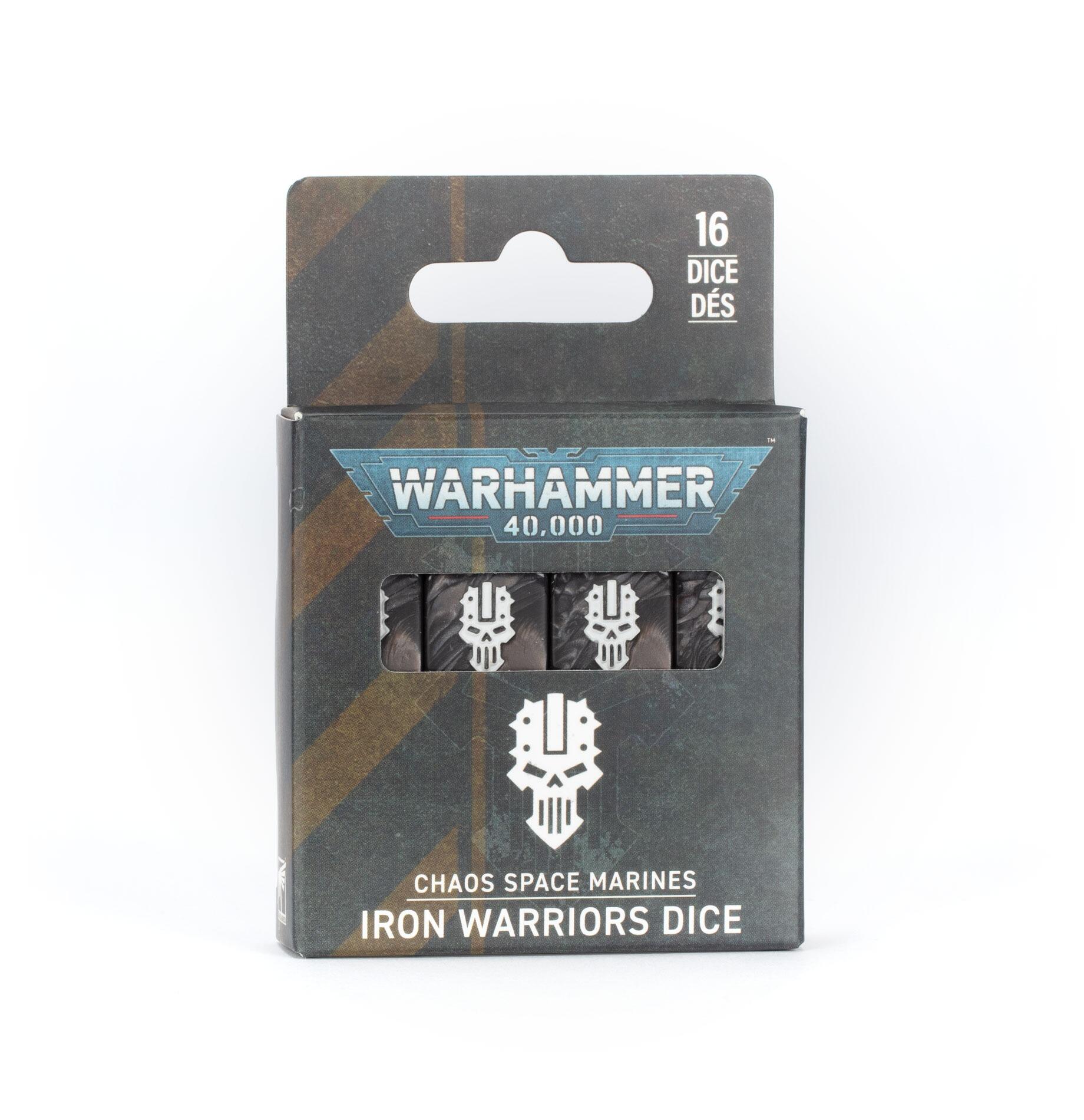 WARHAMMER 40000: IRON WARRIORS DICE 2026 - Gifts for Geeks Leicester