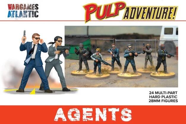 Agents - 24 Plastc Models - Government, Corporate, and Underworld Heavies - Gifts for Geeks Leicester