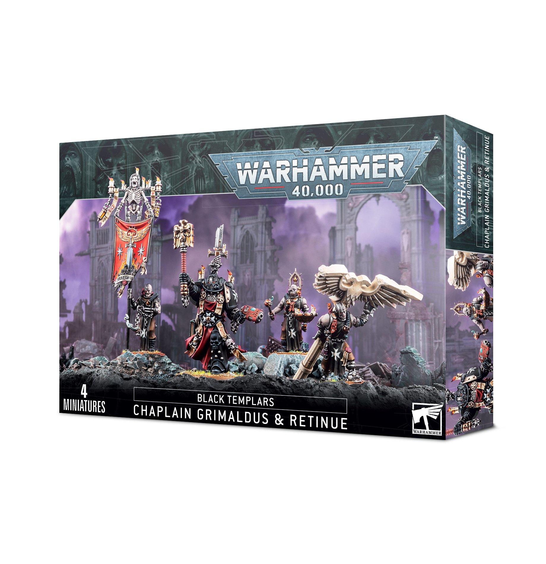 Black Templars: Grimaldus & Retinue - Gifts for Geeks Leicester