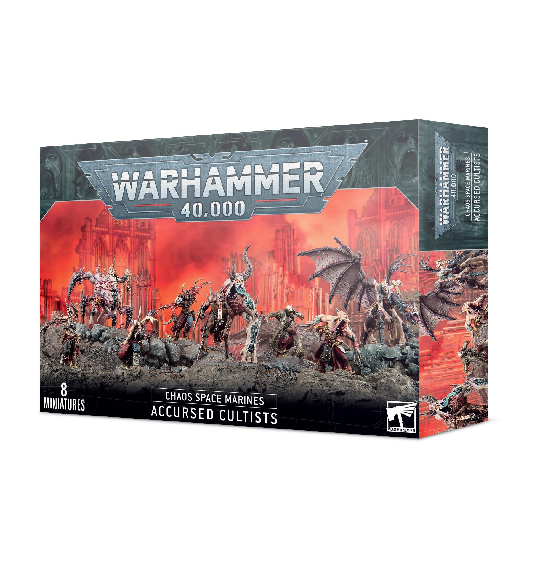 Chaos Space Marine: Accursed Cultists - Gifts for Geeks Leicester