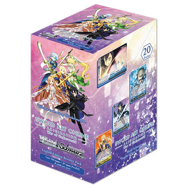 Sword Art Online Alicization Vol.2 War Of Underworld - Booster Box (20 Packs) - Gifts for Geeks Leicester