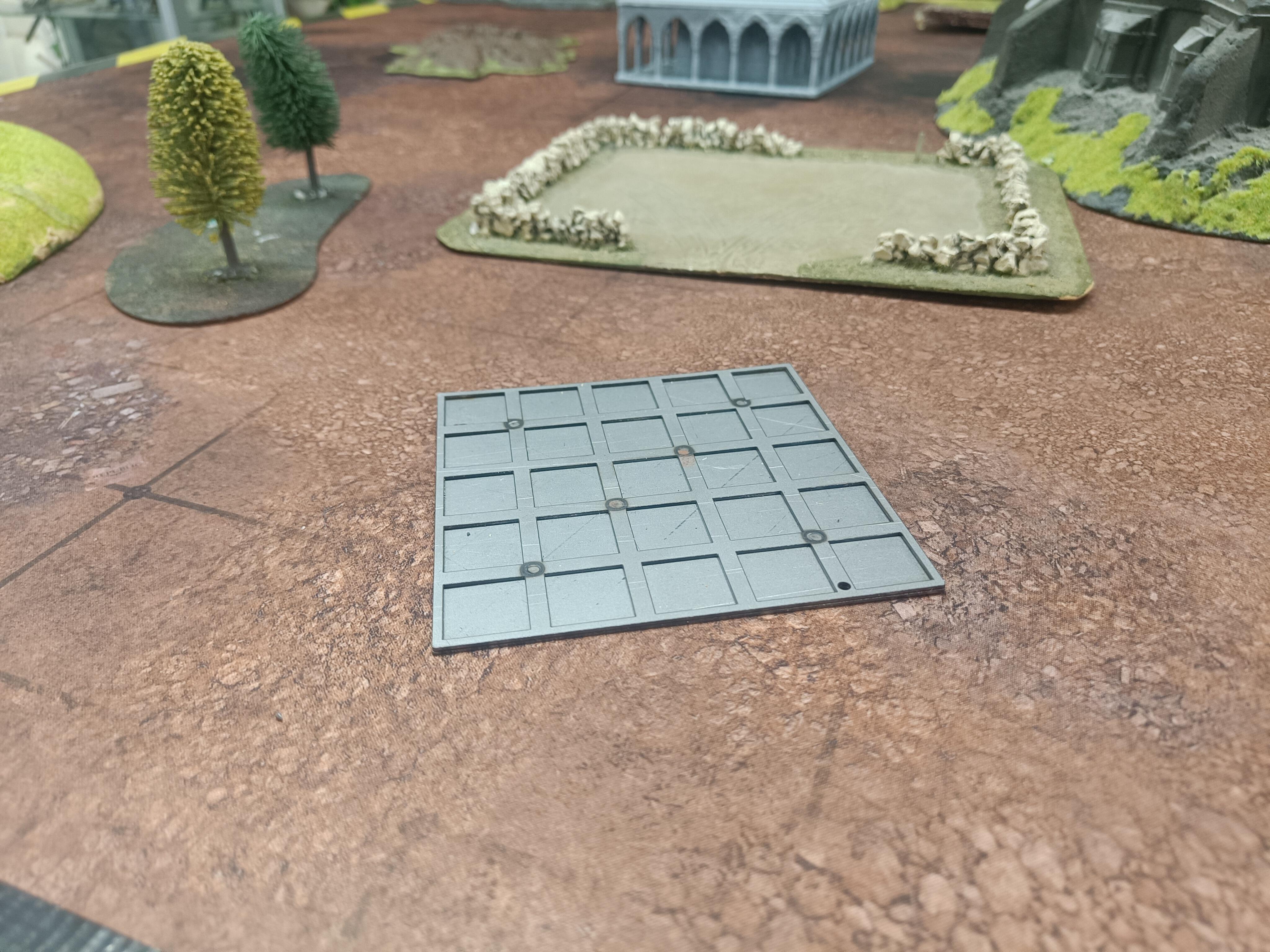 Magnetic Regiment Movement Trays for 20mm Square Based Troops - Gifts for Geeks Leicester