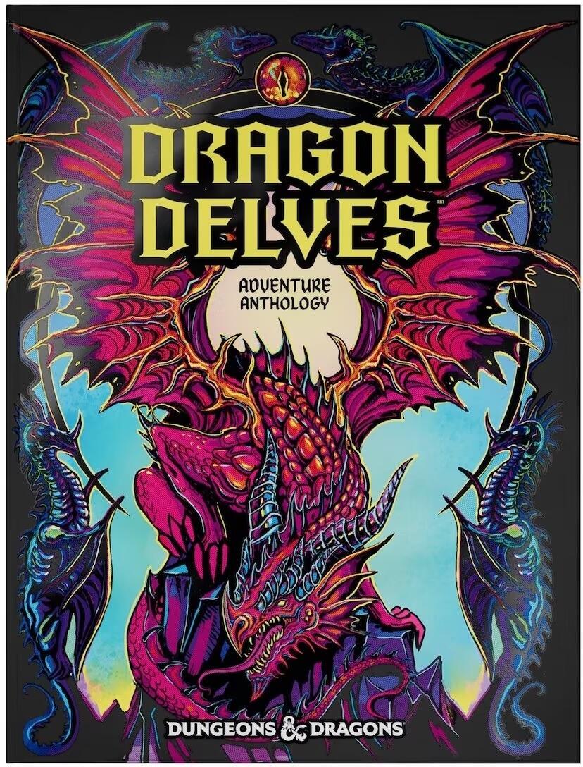 Dungeons & Dragons - Dragon Delves Anthology *Alternate Cover* - Gifts for Geeks Leicester
