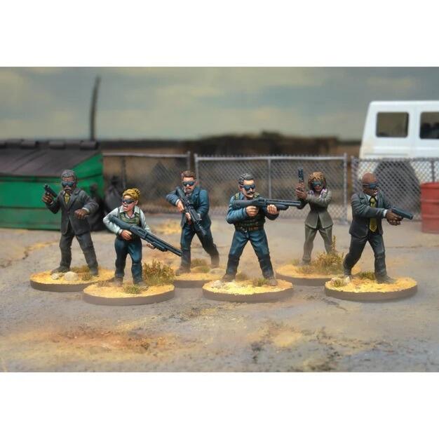 Agents - 24 Plastc Models - Government, Corporate, and Underworld Heavies - Gifts for Geeks Leicester
