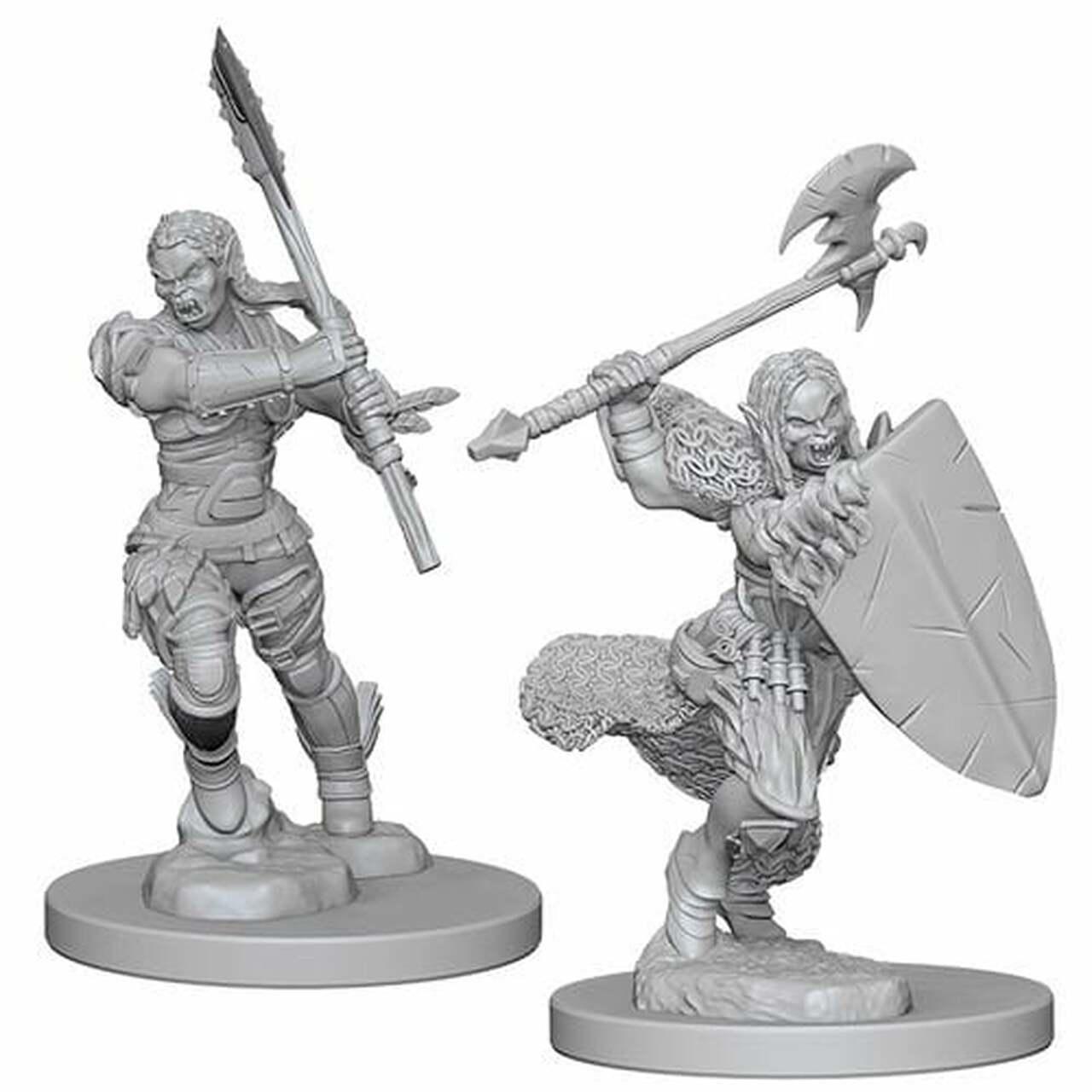 Pathfinder Battles Deep Cuts Unpainted Miniatures (Wave 1) - Half-Orc Female Barbarian thumbnail