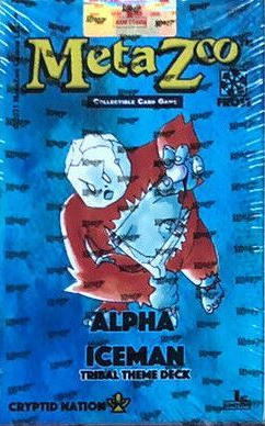 MetaZoo TCG: Cryptid Nation 2nd ed Theme Deck Alpha Iceman - Gifts for Geeks Leicester