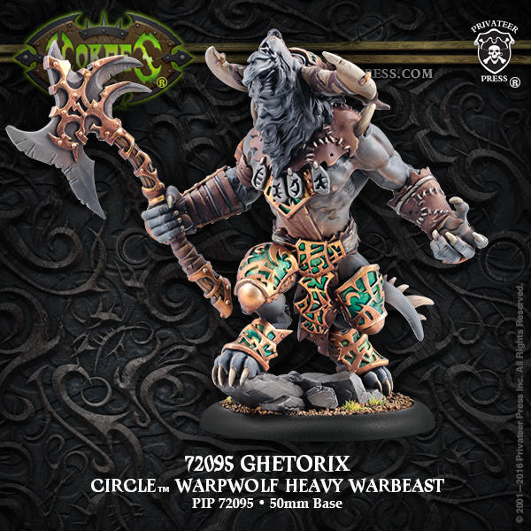 Circle Heavy Warbeast Ghetorix RESCULPT inc resin - Gifts for Geeks Leicester