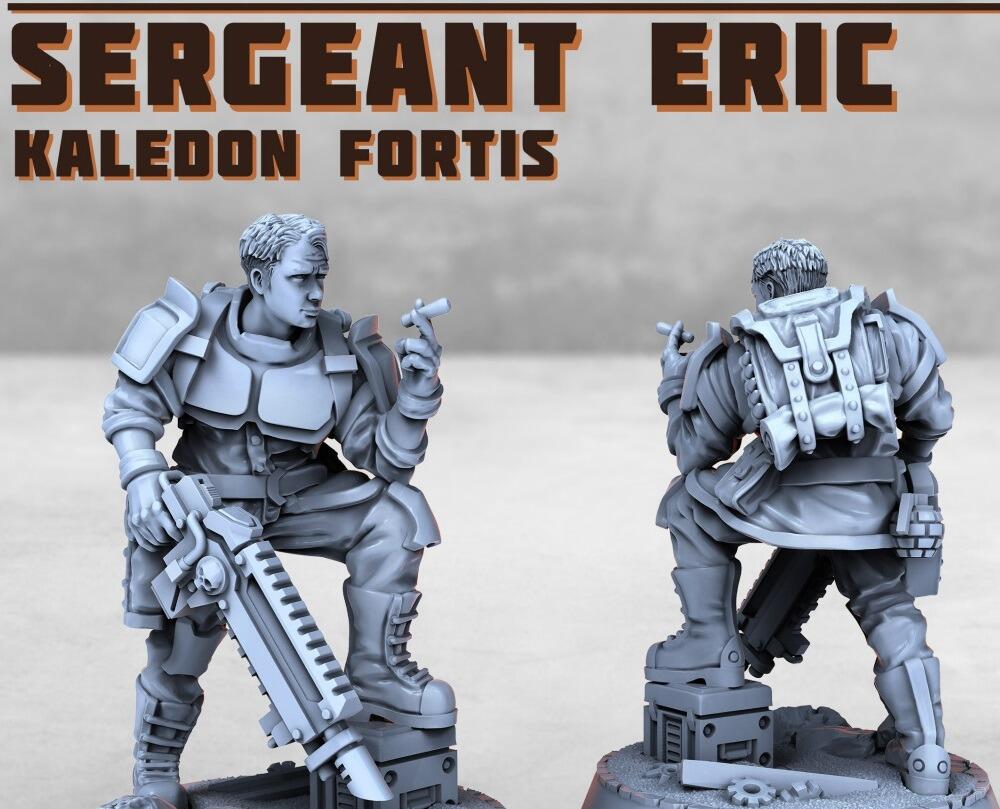 Imperial Guard Officer Eric - Kaledon Fortis thumbnail