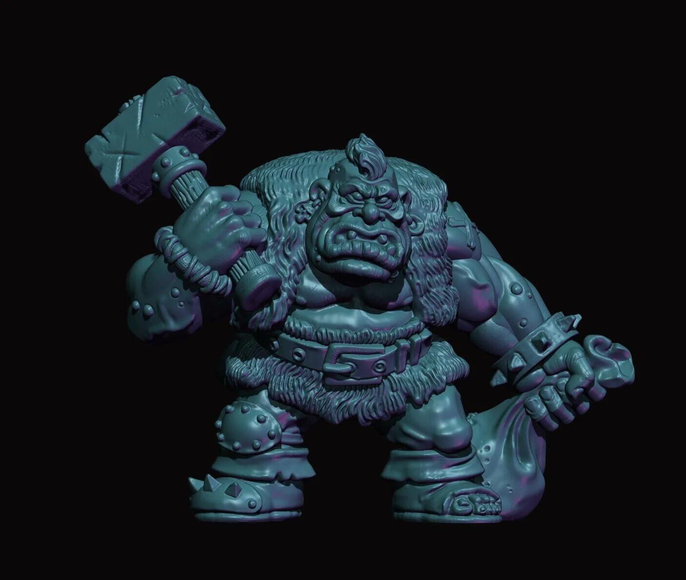 Fabelzel's Ogres great for Oldhammer - Gifts for Geeks Leicester