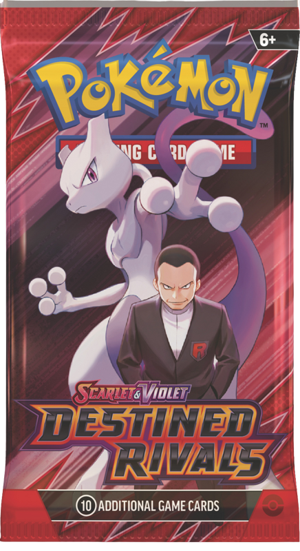 Pokemon Scarlet & Violet Destined Rivals Booster Pack (10 Cards) - Gifts for Geeks Leicester