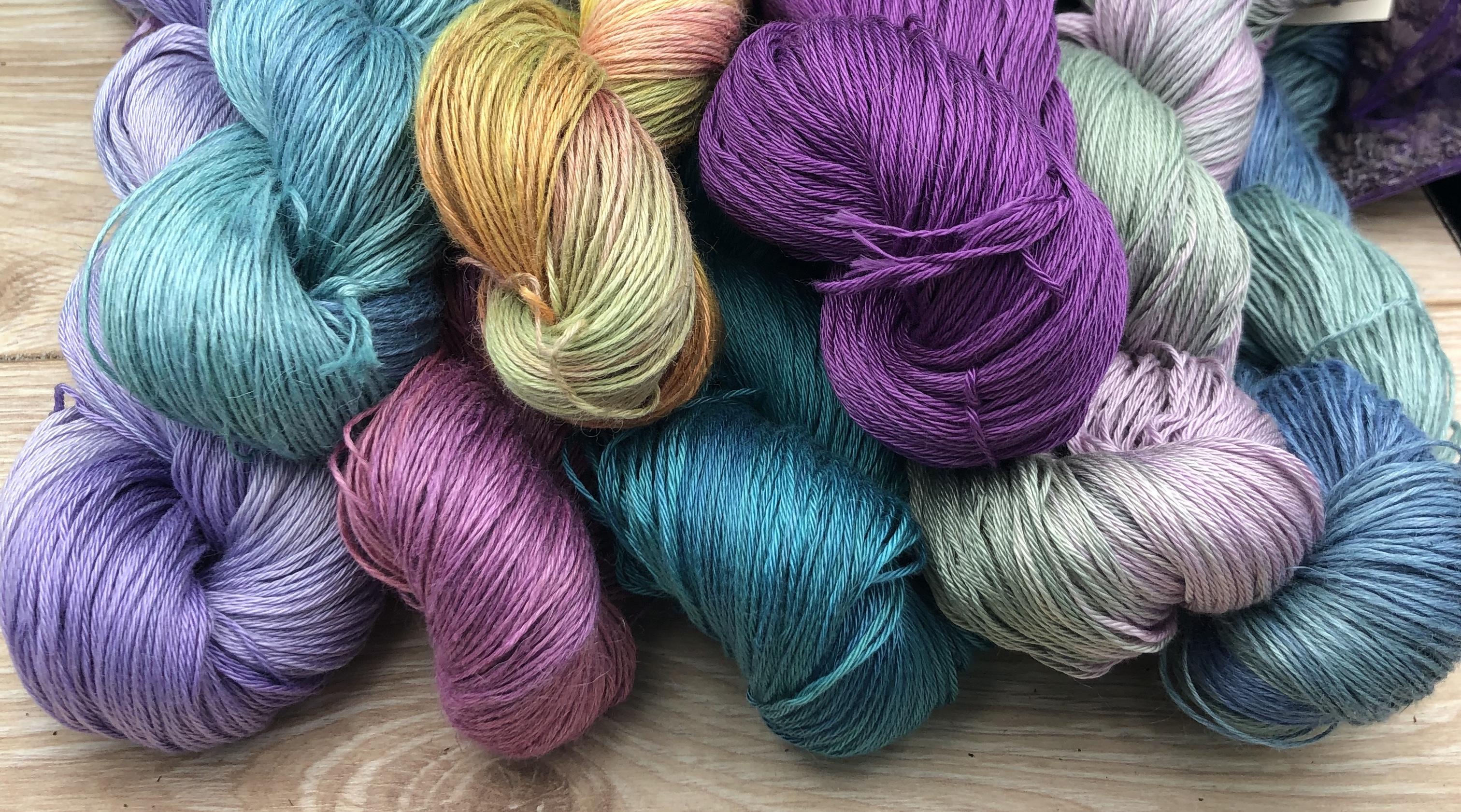 Non wool based yarns