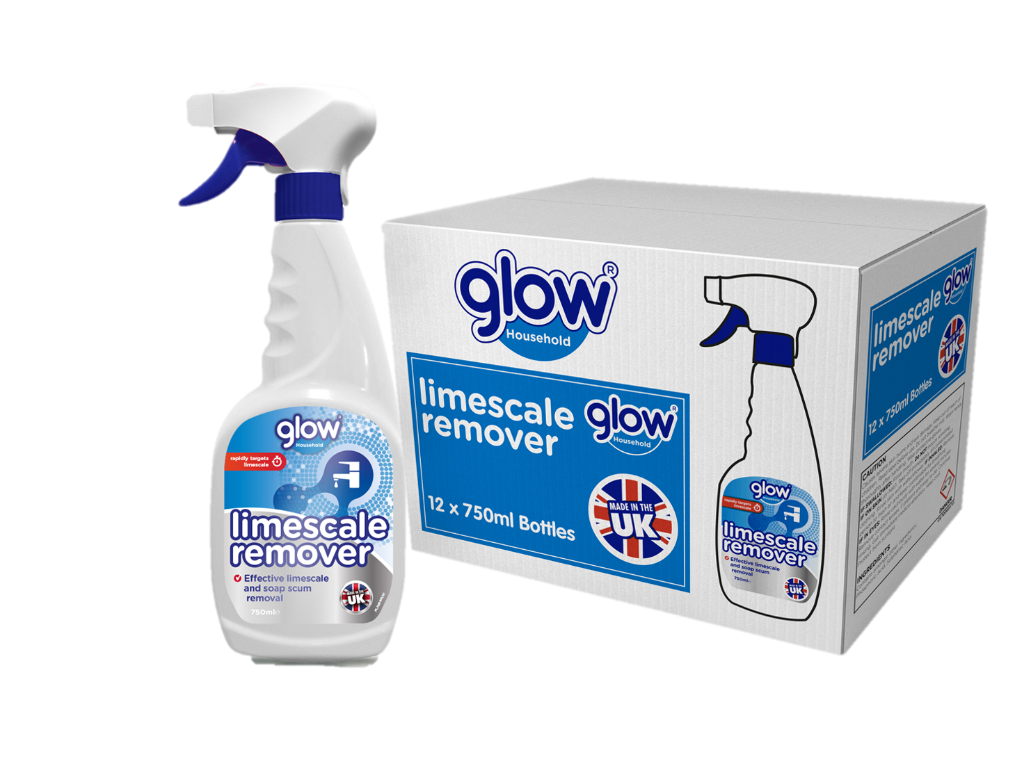 Glow Limescale Remover 750ml CASE(12 X UNITS)